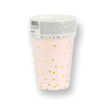 Picture of PAPER CUPS POLKA DOTS LIGHT PINK 260ML - 6 PACK